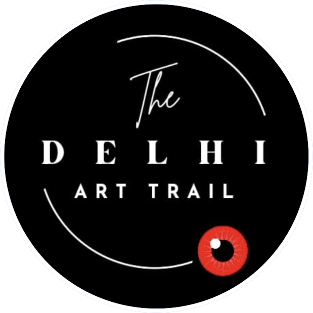 The delhi art trail - Dark logo