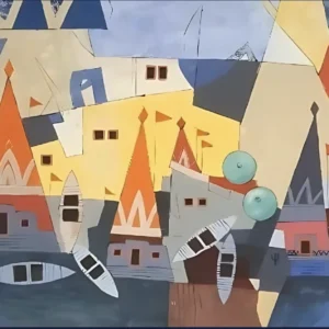 VARANASI SERIES, 80 X 36 inches,Acrylic on Canvas