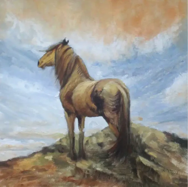 Everyday Blossom - Oil on Canvas By Vivek Vadkar