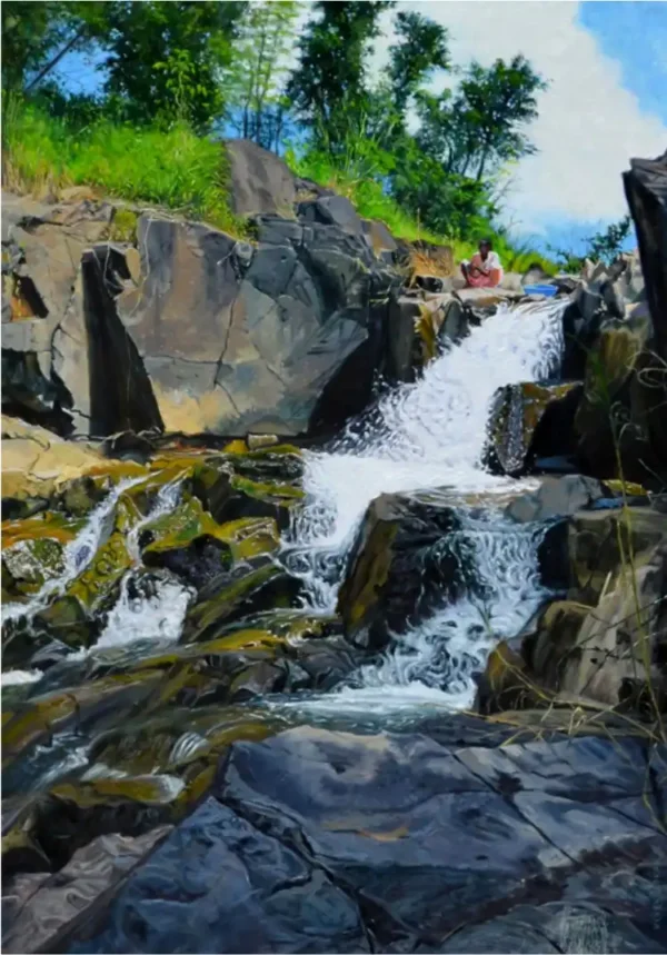 Placidity - Oil on Canvas By Vivek Vadkar