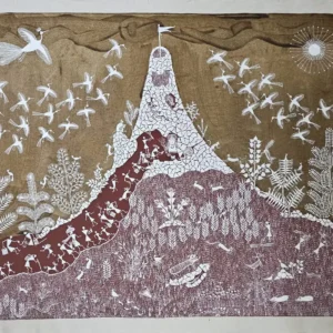 Warli painting 2 By Anil Vangad